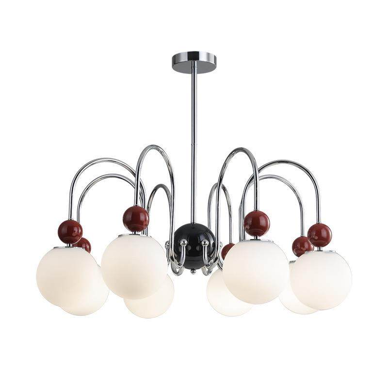 法式奶油风客厅吊灯中古创意护眼卧室餐厅吊灯北欧民宿魔豆吊灯,家装灯饰光源,智能吊灯,淘宝优惠券,粉丝福利购,淘宝优惠卷