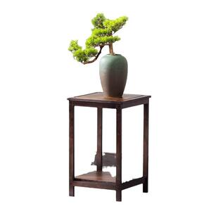 阳台花架中式客厅花台竹盆栽置物架吊兰架子置物禅意花几底座绿植