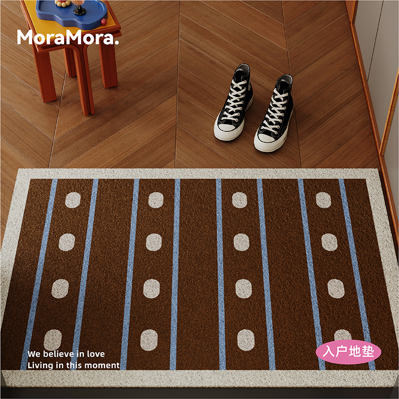 几何图形入户地垫丝圈防滑蹭土除尘进门脚垫玄关大门口门外可裁剪
