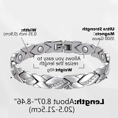 Magnetic Therapy Arthritis Pain Relief Bracelets for Women M