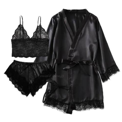 be Suit Summer Sexy V-Neck Pyjamas Sleepwear Home Nightdress