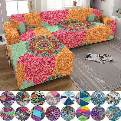 Sofa Cover for Living Room 3D Mandala Stch Slipcovers Sectio