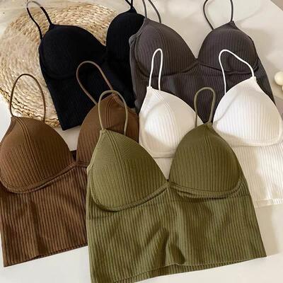 Ladies Camisole Slim Fit Sexy Sretch Push Up Bra with Chest