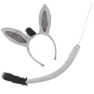 Donkey Costumes Props Cosplay Animal Accessories Animals
