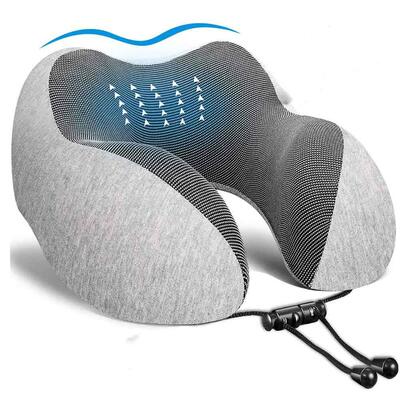 U Shaped Memory Foam Neck Pillows Soft Travel Pillow Massage