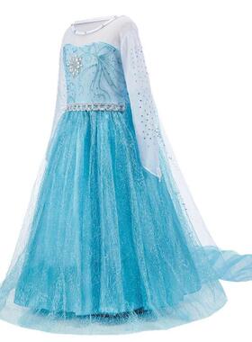3 4 5 6 7 8 9 10 Years Children Princess Dress Kids Elsa Cos