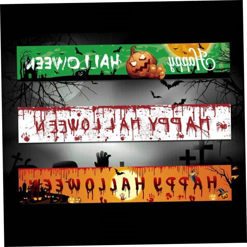 Latest Halloween Banner Backdrop Happy Halloween Decoration