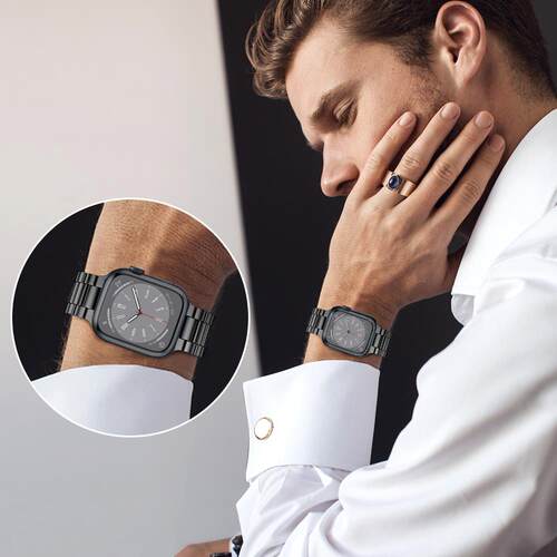 Metal strap For Apple watch Ultra 49mm 8 7 45mm 41mm stainle