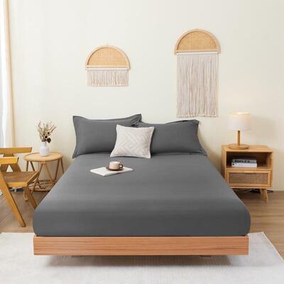 mattress cover bed sheet fitted single bedsheet elastic band