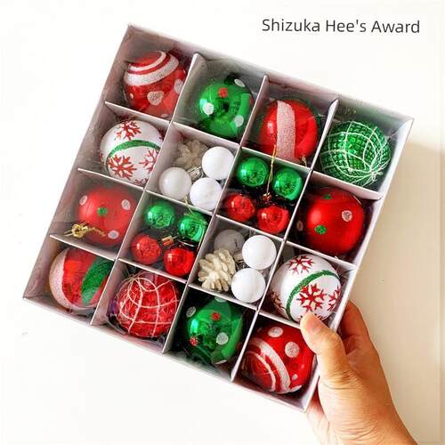Christmas decoration 6cm ball Christmas tree pendant圣诞球