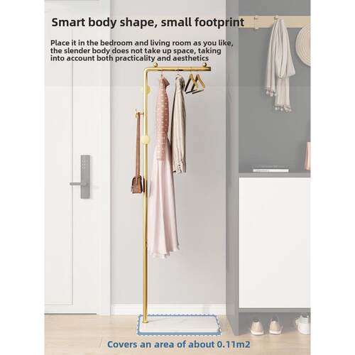 Big coat rack stand clothes holder hat hanger wooden cloth