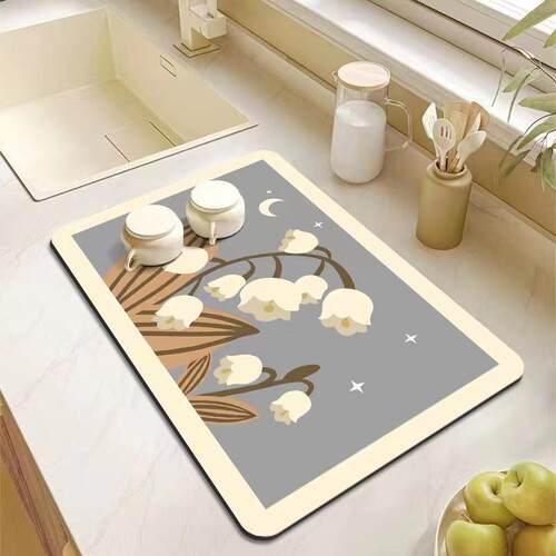 water absorbing tea table thermal insulation mat dining mat
