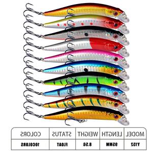 Fishing Lure Tackle Kit Set Crazy Wobblers Artificial Bionic