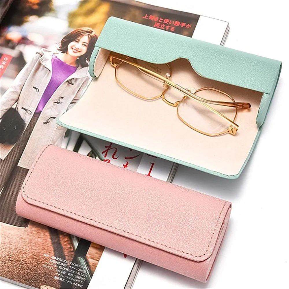 PU Leather Glasses Case for Men Women Sunglasses Box Myopia