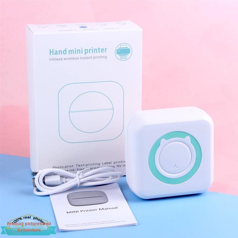 迷你便携式热敏照片打印机200dpi口袋打印