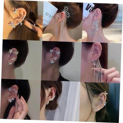 temperament Butterfly Ear Clips Without Piercing Earring饰品