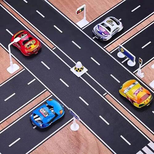 5m Creative DIY Road Highway Railway Train Paper Tape Remova
