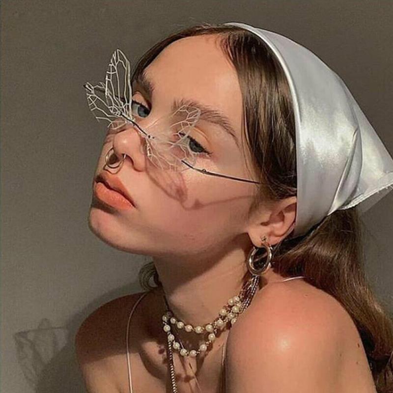 Vintage Wings Sun Glasses Fashion Luxury Men Women Metal