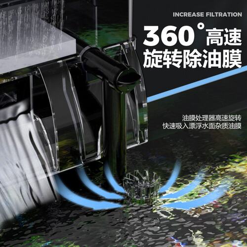 金利佳XP33/36Ultra过滤器XP-006/007鱼缸过滤器三合一循环净水
