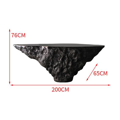 售楼处酒店大堂水波纹玻璃钢雕塑底座大型流水落地工艺品雕塑摆件
