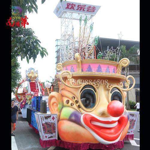 木艺花车玻璃钢彩车影视道具彩车设计制作安装庆典巡游彩车
