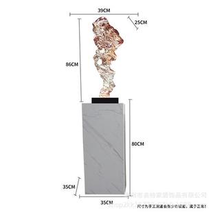 現(xiàn)代簡(jiǎn)約透明樹(shù)脂雕塑客廳擺件酒店售樓處玄關(guān)工藝品客廳桌面裝 飾