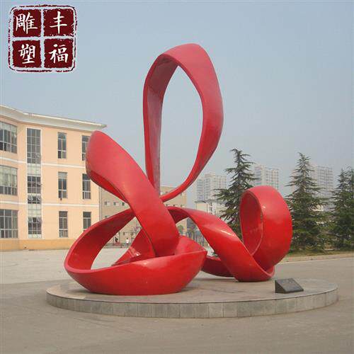 户外抽象圆形不锈钢镜面雕塑大型广场不锈钢球球线条造型金属雕塑