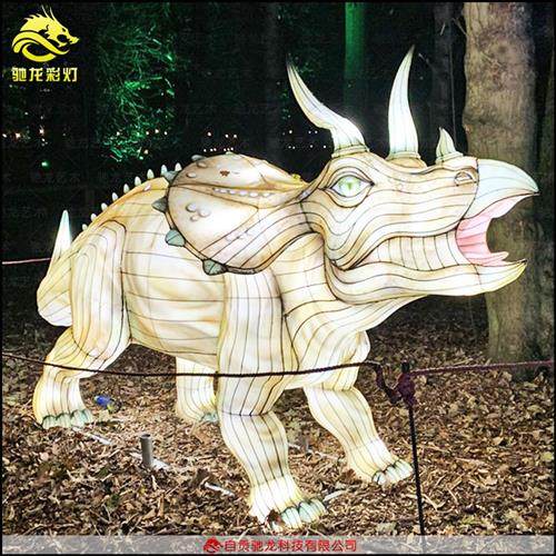 仿真大象花灯立体造型灯箱制作大型户外异形动物彩灯装置展览公司