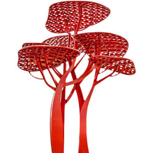 大型不锈钢雕塑定制镜面拉丝校园广场月亮圆环鹿金属创意户外摆件