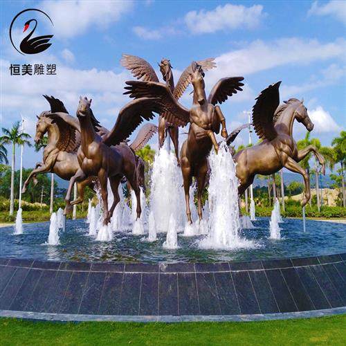 不锈钢马雕塑玻璃钢牛动物抽象售楼部景观装饰户外抽象小区庭院摆