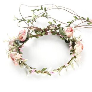 Women Boho Flower Floral Hairband Headband Crown Party