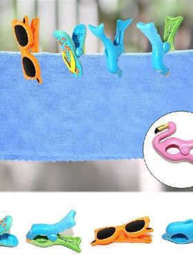 Cute Animals Towels Clips Plastic Beach Towels Clips For