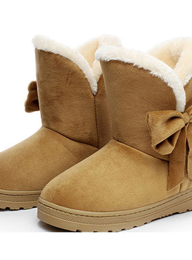 Women Snow Boots Winter Shoes Warm Casual Fur Ankle Female B