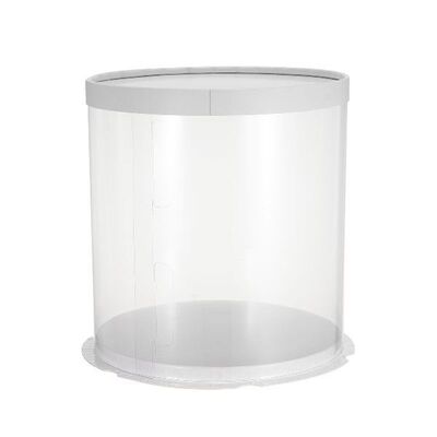 Cake Box Round Carrier Boxes Packaging Clear Container