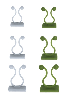 2XPE 100pcs Plant Climbing Wall Fixture Clips Invisible