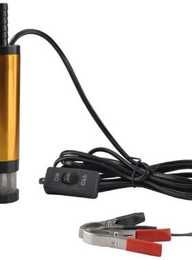 Car Electric Oil Pump With Filter DC 12V/24V Submersible