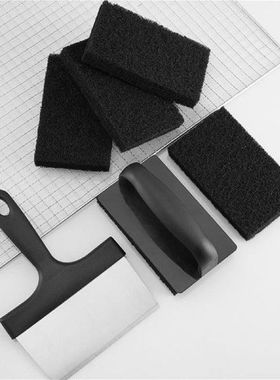 Griddle Cleaning Kit Handy Stainless Steel Food Scraper