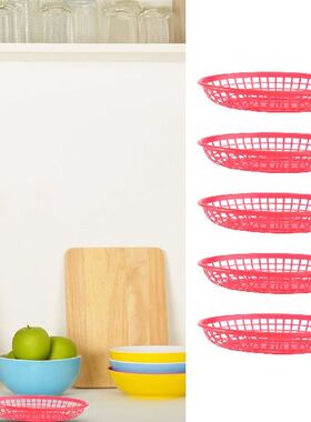 Baskets Food Serving Plastic Fast Oval Basket For Bowl