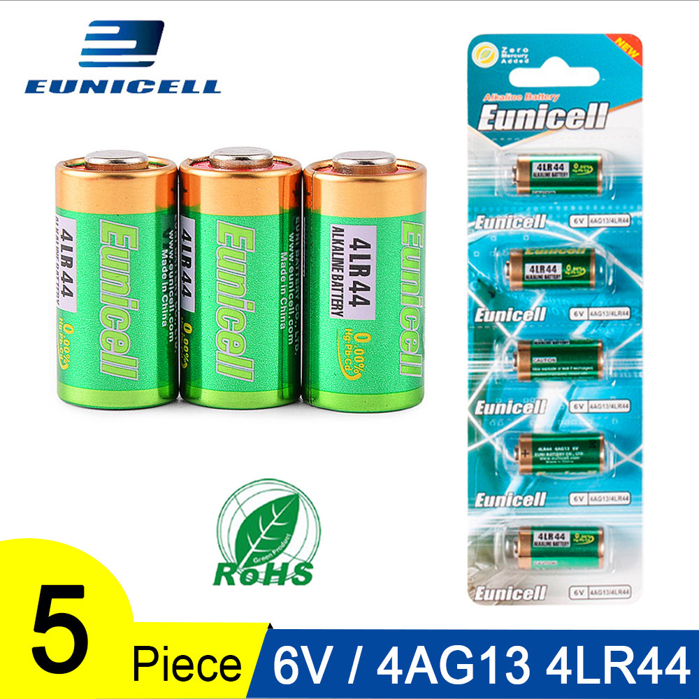 5PCS 1 Card 6V 4AG13 Alkaline Duty Battery Primary and Dry B