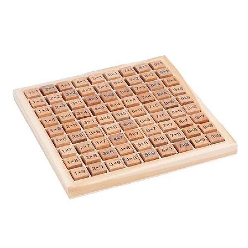 Math Learning Board Wooden Math Multiplication Board