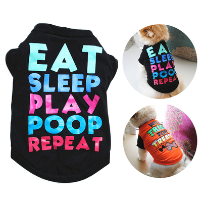 Cheap Dog Clothes Cute Dog Vest Shirt Pet Clothing for Dogs