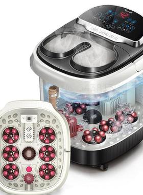 Foot bath barrel automatic heating massage footbath