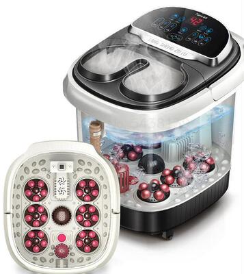 Foot bath barrel automatic heating massage footbath