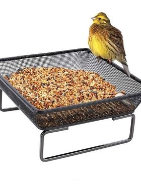 K1MF Platform Jaring Logam Nampan Pengumpan Burung Tanah
