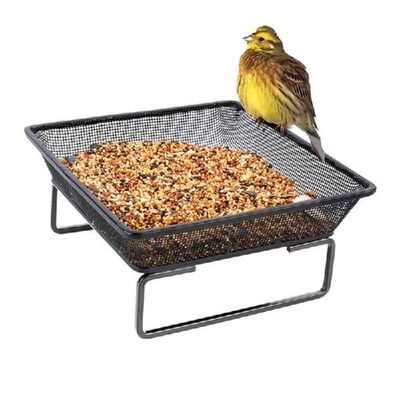 K1MF Platform Jaring Logam Nampan Pengumpan Burung Tanah