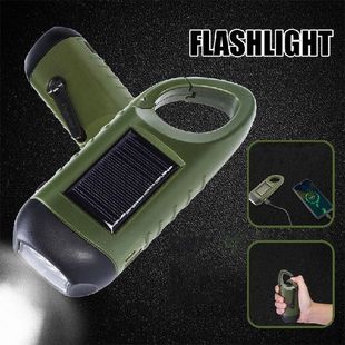 Dynamo Hand Crank Lantern Torch LED Portable Flashlight