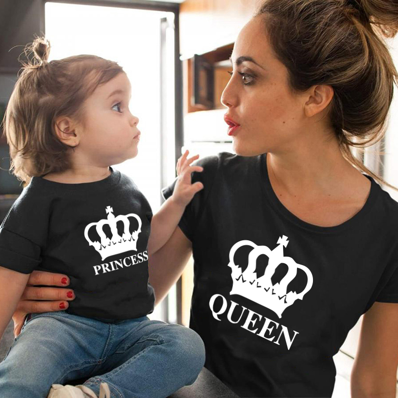 Crown Princess Family matching clothes mommy and me clothes