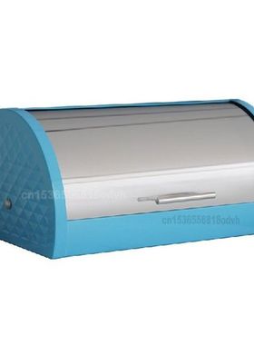 Metal Bread Box Household Kitchen Clamshell Storage Cabinet