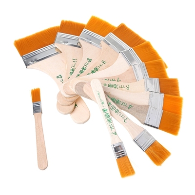 12Pcs Wooden Oil Painting Brush Artist Acrylic Watercolor