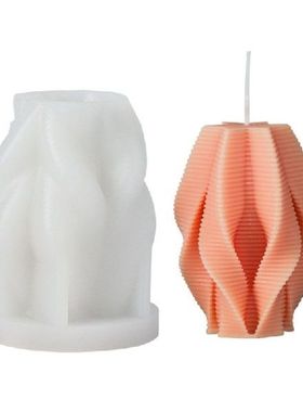 K1MF Cetakan Lilin Pilar untuk Dekorasi Rumah Plester